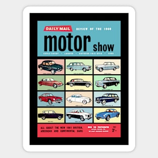 1960 MOTOR SHOW - magazine cover Magnet